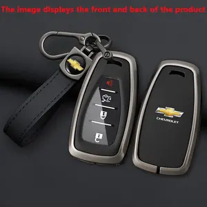 Metal Car Key Case Cover for Chevrolet Onix Equinox Orlando Cruze Spark Sonic Camaro Volt Bolt Trax Malibu Blazer Traverse Seeker