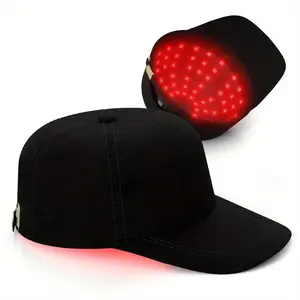 Hair Growth Cap, LED Red Light And Blue Therapy Hat, Hair Growth System, Hair Growth Cap with 144 Lamp Beads, Hair Care Cap, Increases Hair Follicle Activity, Hair Care Anti-Hair Loss