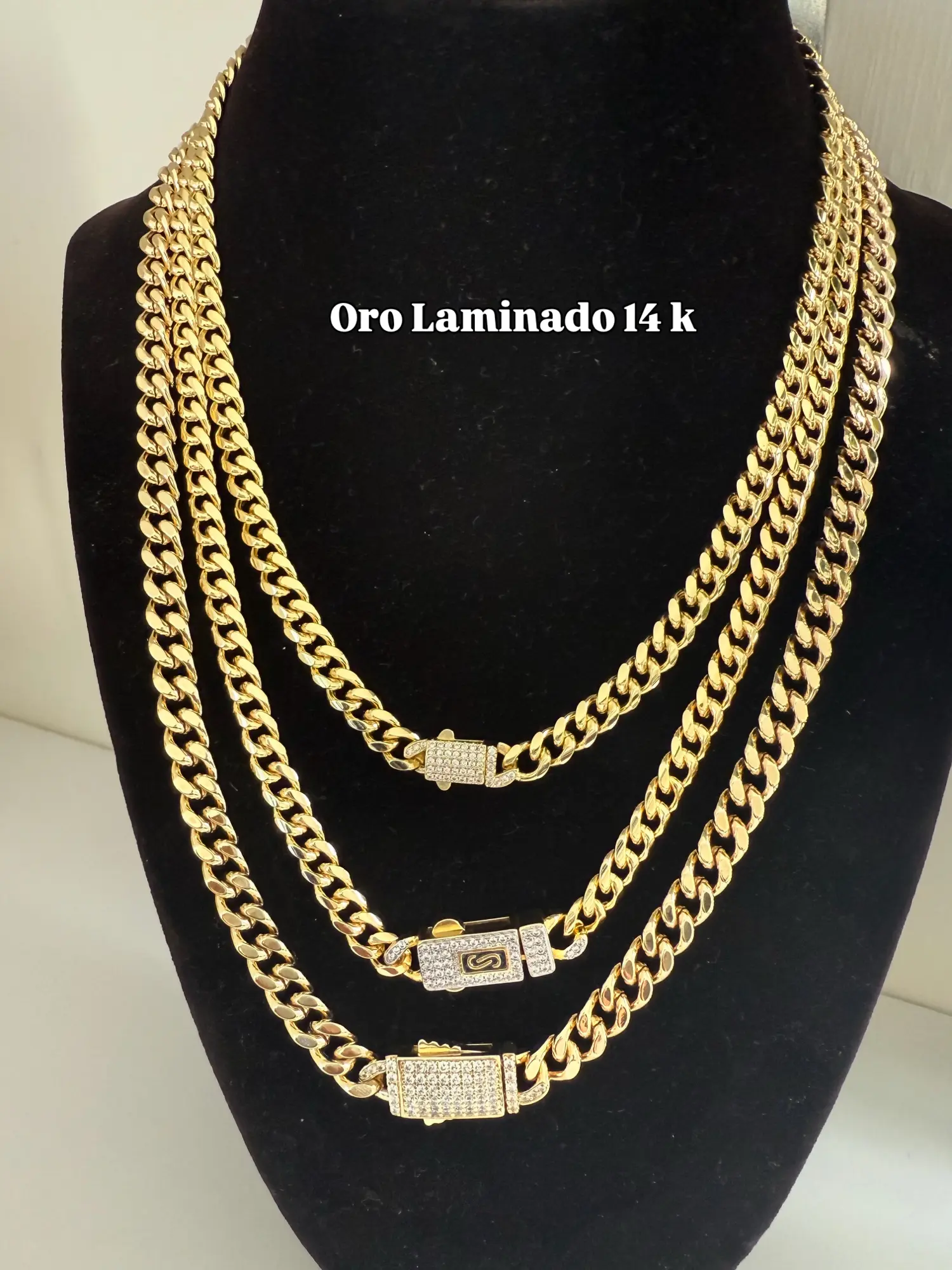 Oro Laminado 14k Xp High Quality Gold-Plated Product Image Chain Necklace