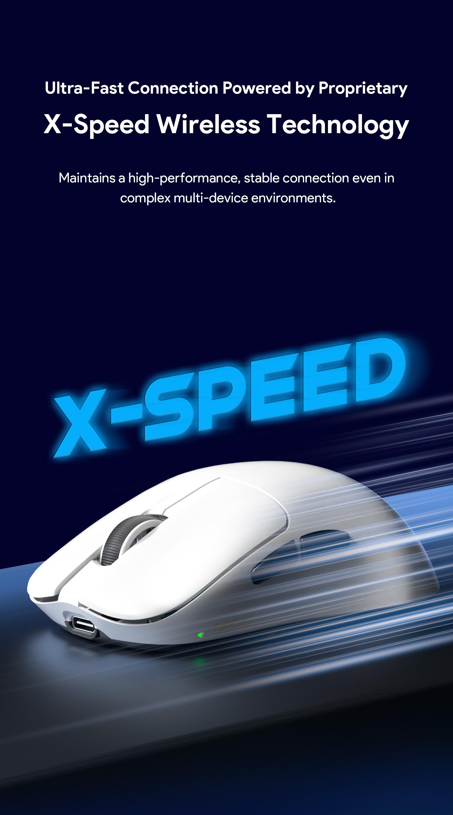 FURYCUBE G3 Lightweight Wireless Gaming Mouse 6 adjustable level DPI UP to 22000 Ergonomically Design 2.4G Bluetooth Long Battery Life Weight 49g Office Gaming Mice【Free Anti-Slip Stickers】auto clicker, gift, ps5 xbox fps games