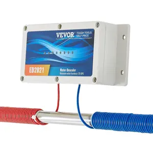 【Summervibes】VEVOR Electronic Water Descaler System,  Whole House Salt Free Descaler, Hard Water Conditioner to Reduces Scale Build-Up, for All Kinds of Plumbing Pipes, Durable for Over 6 Years