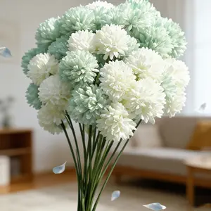 White and blue hydrangeas are suitable for wedding proposals, birthday arrangements, graduation season wedding bouquets, Thanksgiving, Valentine's Day party table centerpieces, Independence Day holiday decorations, and for DIY decorations.