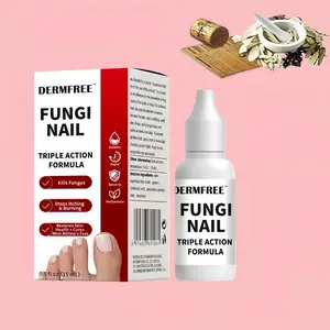 DERMFREE Intensive Antifungal Nail Treatment 15ml features a triple-action formula for toenails and fingernails, promoting healthy care and natural nail repair. Manicure
