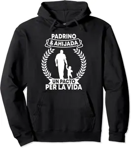 Padrino y Ahijada pacto per la Vida Godfather & Goddaughter Pullover Hoodie - Latellestcha Shop 49B0BBY72BHX