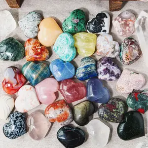 Natural Crystal Heart  | Pocket-Sized Love & Energy in Real Gemstone