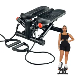 Stair Stepper with Resistance Upgraded Stair Stepper Machine with 10DB Super Quiet, Air-Powered Mini Stepper with Resistance,Air-Powered Twist Stepper for Full Body Workout