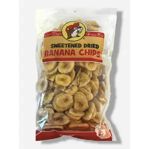 Buc-ee's Sweetened Dried Banana Chips - 12 oz Bite-Sized Crunchy Snack - Fruit Flavored Dry Crispy Treats