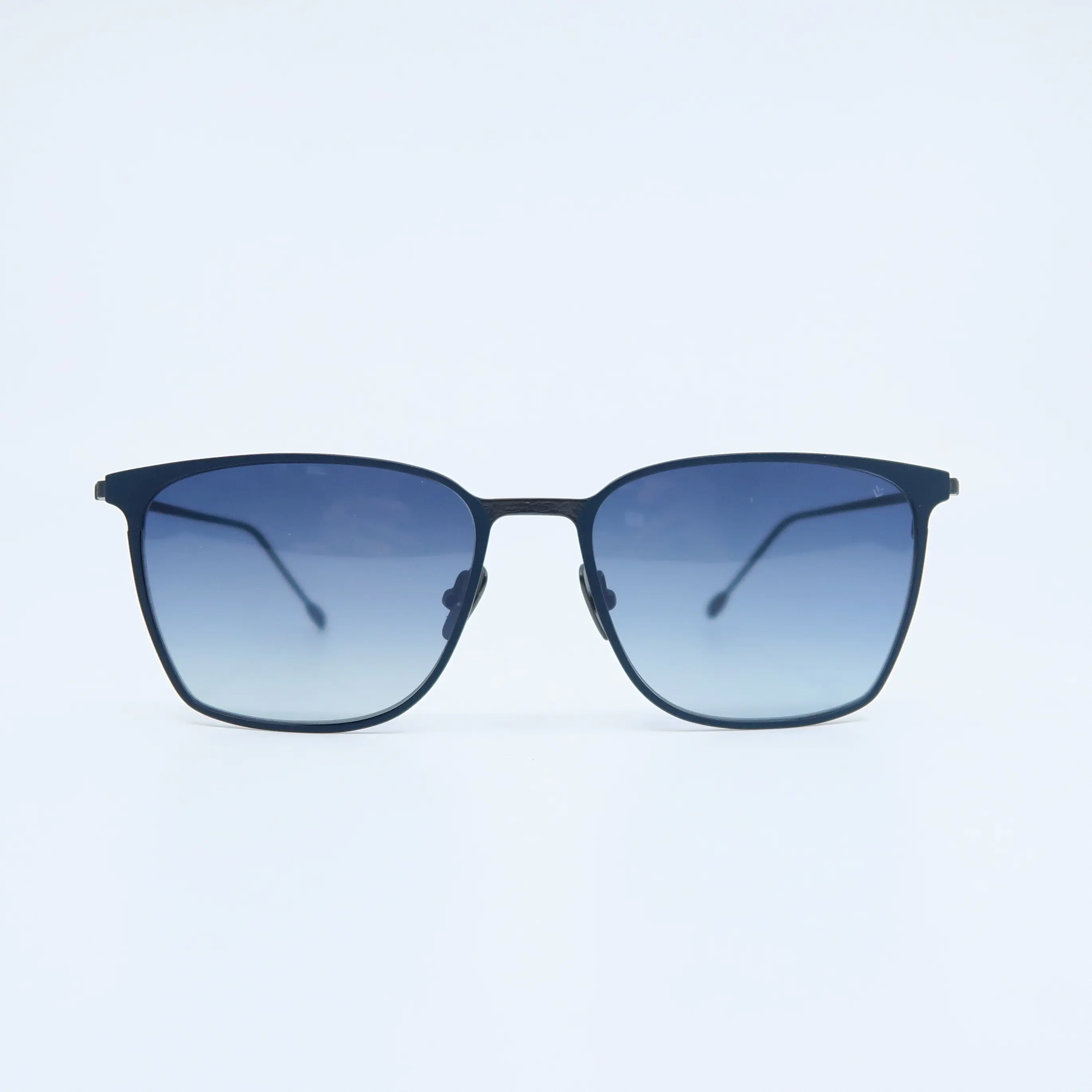 John Varvatos V524 Navy Blue/Gunmetal, Gradient Lenses, New Square Sunglasses