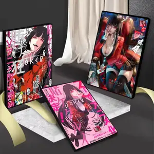 Anime Kakegurui Self-adhesive Art Painting Calligraphy Gift with prints Home bedroom living room decoration promotion and display suitable for bedroom bar parlor home decor gift fade-Resistant, Non-sticky, vibrant Wall print poster