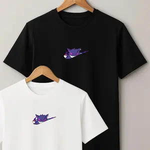 100% cotton T-shirt with Ectoplasma Gengar printed in the center, black or white. Sizes: M, L, XL, XXL S
