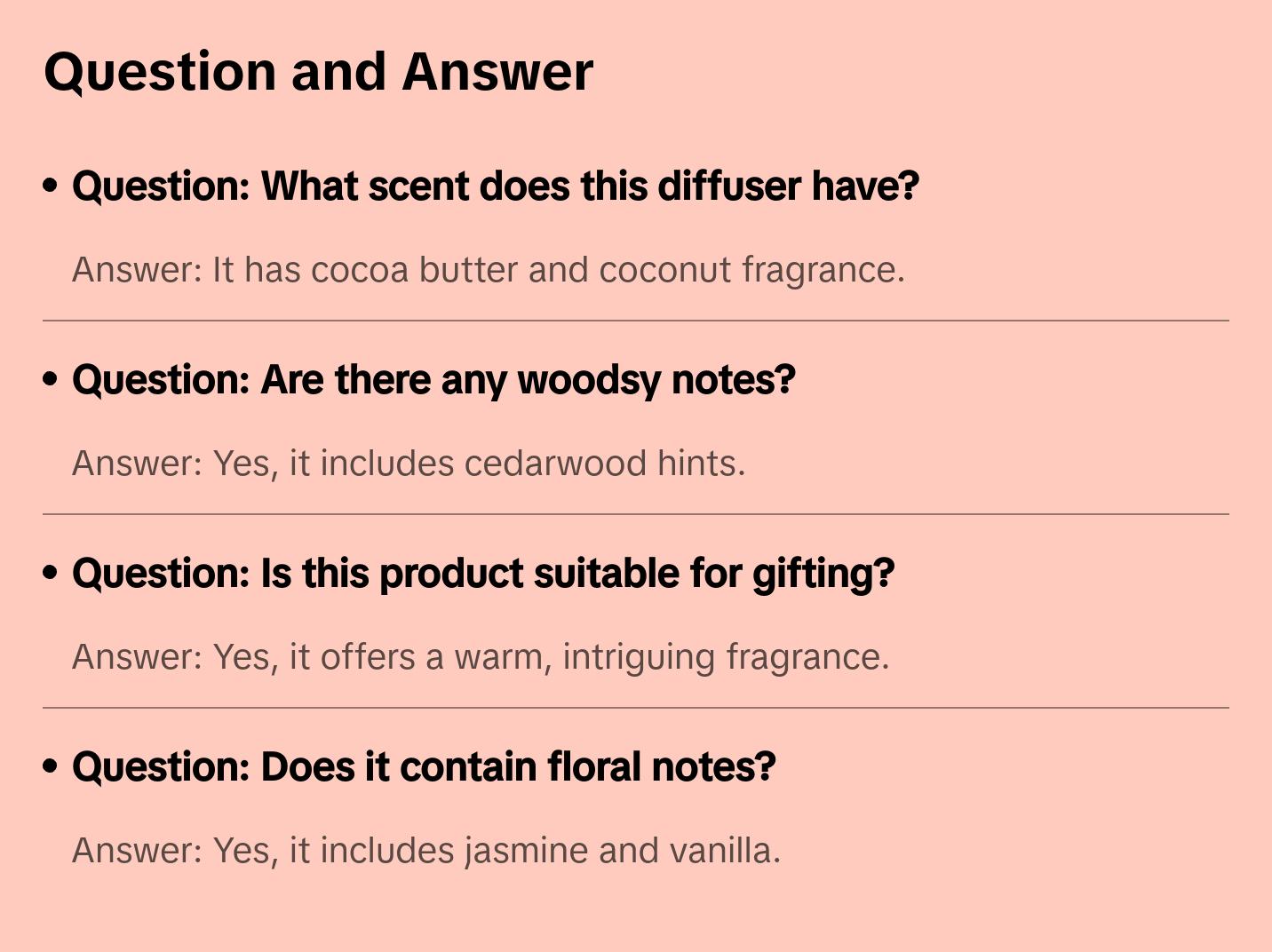 Cocoa Butter Cashmere Oil Diffuser