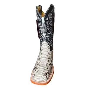 Bota vaquera Galope Blanca-Western Wear | Piel Genuina Boot Footwear Fashion