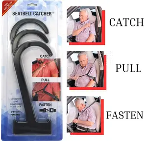 Seatbelt Catcher - Seat Belt Reaching Aid with Extended Reach Up to 9 Inches for Comfortable Fastening - Ideal for Mobility Challenges & Limited Motion - Designed in the USA