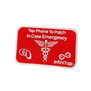Infinity Sew-on Patch - Store Emergency Contacts or Medical Profile Info
