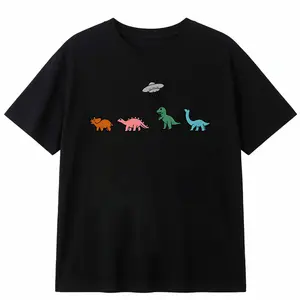 UFO Dinosaur T Shirt, Retro  T-Shirt