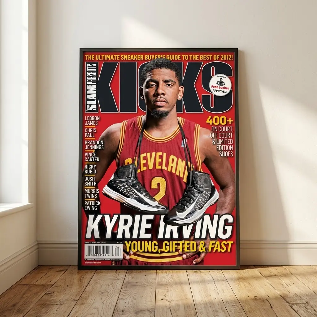 Kyrie Irving NBA SLAM Cover Poster | Iconic Basketball Home Decor No Frame #10