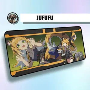 Premium JuFufu Mouse pad | Zenless Zone Zero Mousepad | Perfect for ZZZ Gamers | JuFufu Tiger Girl Desk mat | Large Gaming Waifu Deskmat