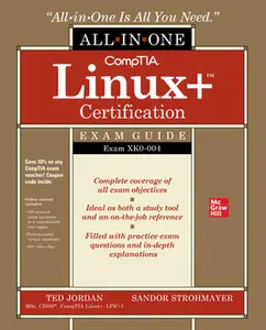 USED Book - Comptia Linux+ Certification All-In-One Exam Guide: Exam Xk0-004 by Jordan, Ted (Paperback) - english
