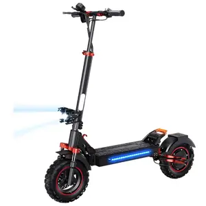 Electric Scooter 2000W/1000W Motor, 38/28 MPH Max Speed, 10"/11" Off-Road Tires, Foldable Scooter for Adults with Cruise Control & Dual Suspensions, All-Terrain Commuter Escooter