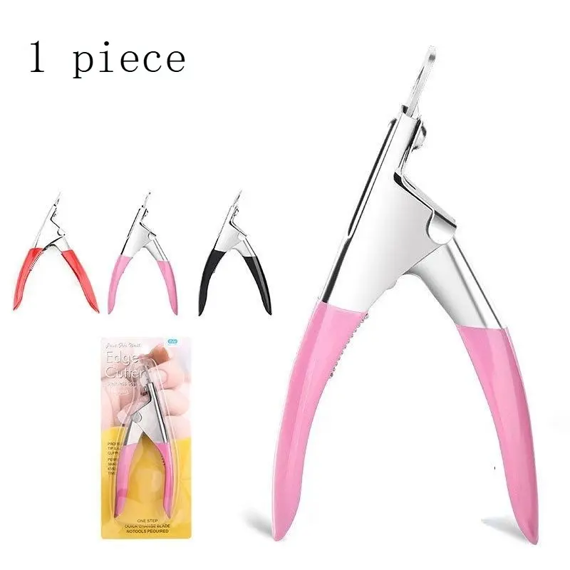Professional Nail Art Clipper with Special Type U Word False Tips for Home and Salon Manicures Nail Clippers Nail Art Tools Nail Supplies Equipment