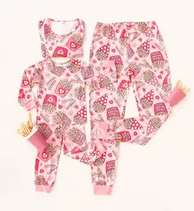 Valentines matching pajamas, mommy and me pajamas, matching valentines outfits