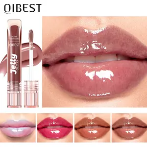 Moisturizing Tinted Lip Balm and Lip Gloss, Hydrating Colorful Lip Glaze, Glossy Mirror Shine Non-Transfer Formula for Soft Lips, Lipstick, Lip Care, Makeup, Moisture