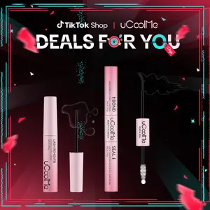 uCoolMe [New Upgrade] 2-in-1 Bond & Seal Waterproof Lash Cluster Glue - Cosmetic Strong-Hold Beginner-Friendly Adhesive with Included Makeup Remover (Beauty & Personal Care), Lash Clusters