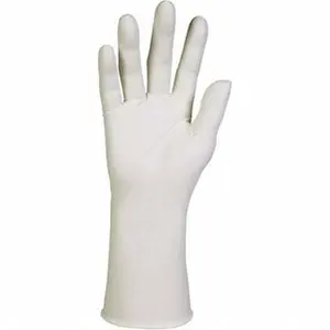 Kimtech Clean Disposable Nitrile Cleaning Gloves, Size XL, 6.3 mil Thick, 12" Long, White, Cleanroom Grade, Powder-Free, Static-Dissipative, Smooth Beaded Rolled Cuffs, Ambidextrous, Model 56884