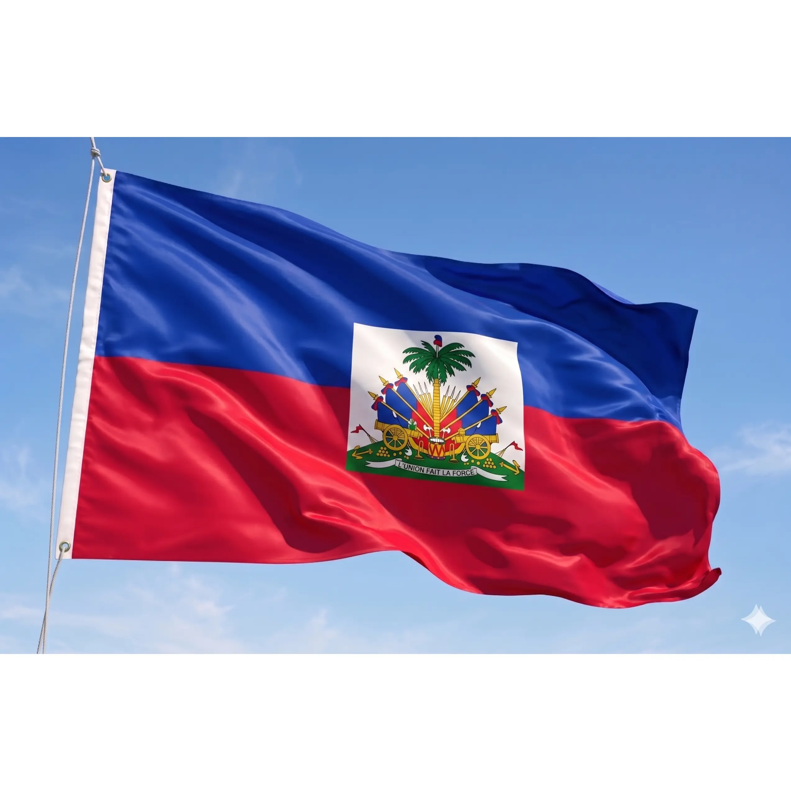 Haiti Large Flag 2 X 3 FT