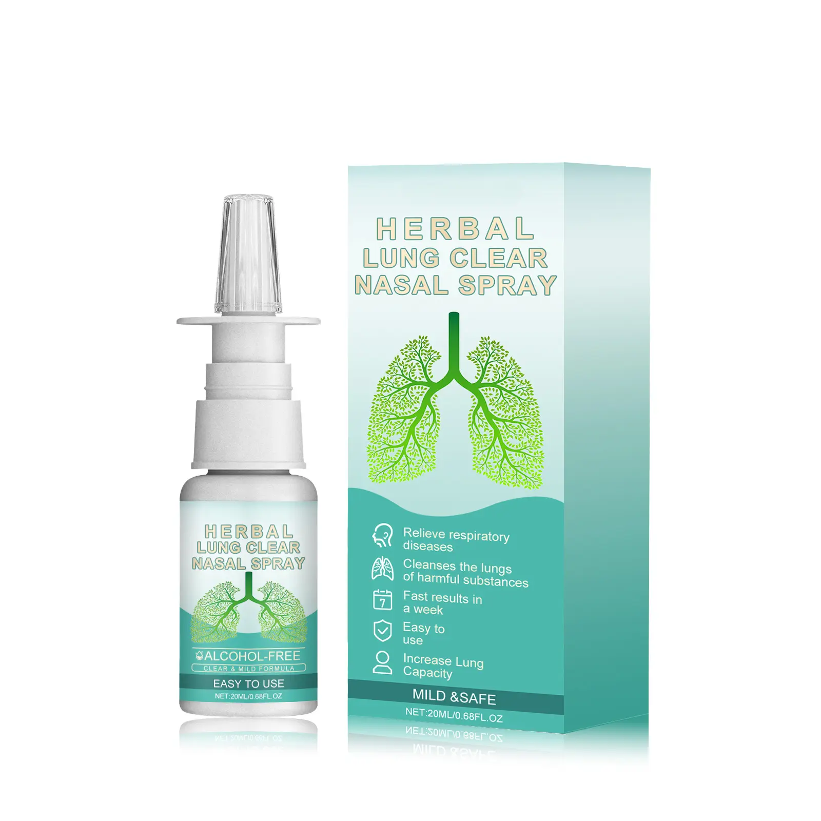 Herbal Nasal Spray, Gentle Nasal Cleansing & Daily Nose Care for Nasal Discomfort, Refreshing Nasal Mist for Everyday Comfort