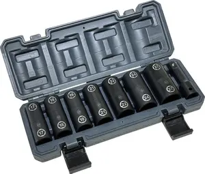 Lisle LIS-13420 Hex & Twist Socket Set - 8 Piece