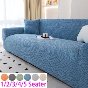 Full Coverage Sofa Cover, Non-Slip Jacquard Elastic Sofa Protector, Dirt-Resistant Furniture Protection