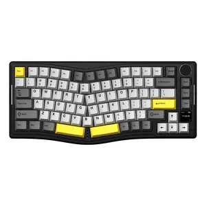 AJAZZ AKS075 Daydream switch wireless mechanical keyboard Bluetooth three-mode game office gaming Alice with customized color screen RGB 5000mah