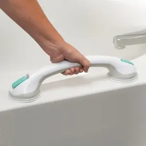 212 MAIN Mommys Helper S10255 17-in. Safe Grip Shower Balance Aid, Easy Install, Tab Levers