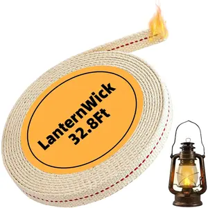 32.8  Oil Lamp Wicks, 1/2 Inch  Oil Lanterns Wick,Replacement Wick for Oil Burners,Kerosene Lamps & Paraffin Lanterns