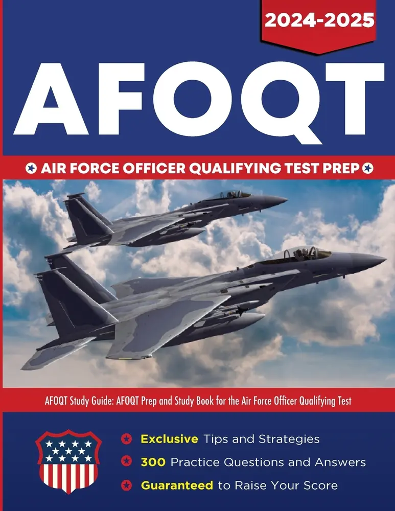 USED Book - AFOQT Study Guide: AFOQT Prep and Study Book for the Air Force Officer Qualifying Test by Spire Study System (Paperback) - english