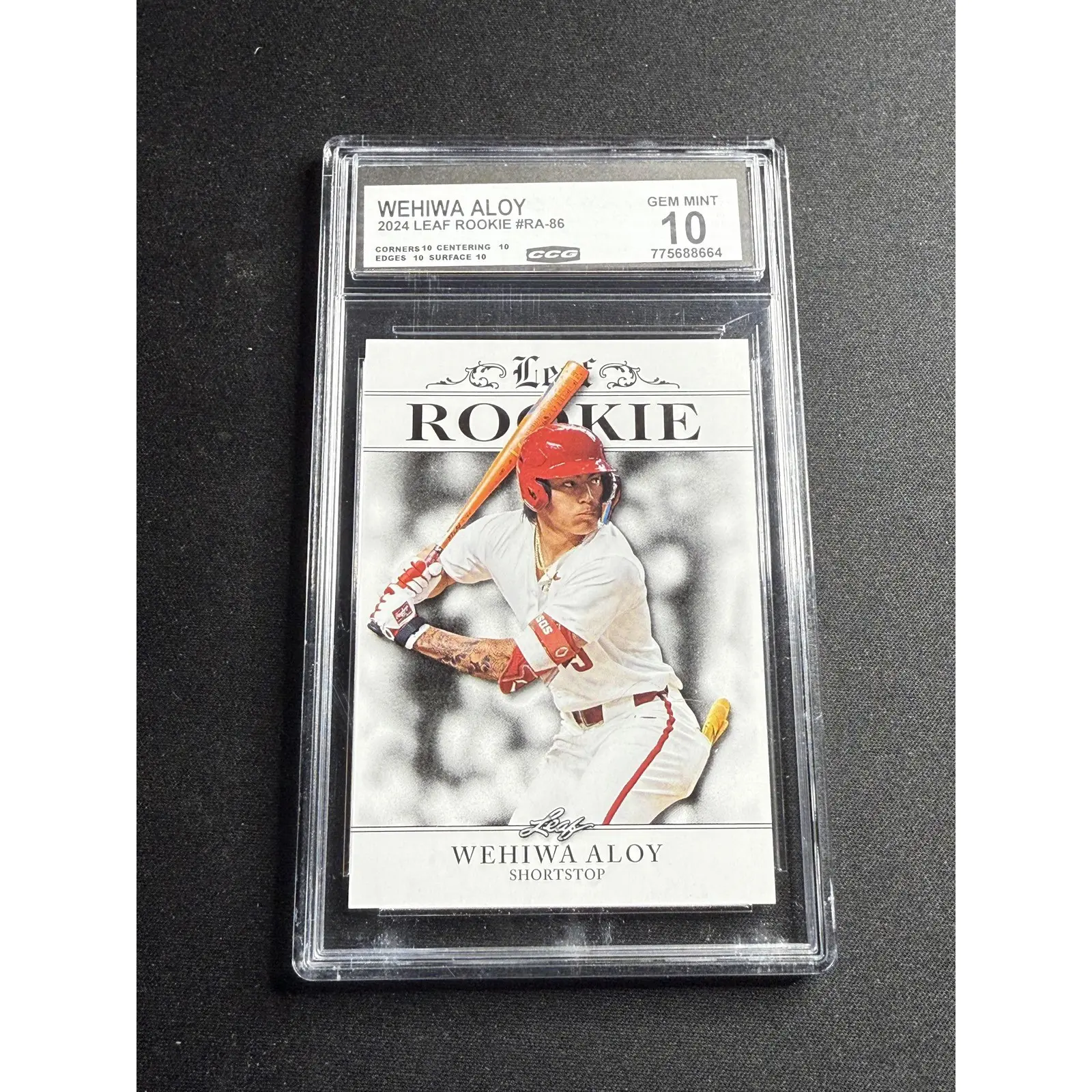 Wehiwa Aloy 2024 Leaf Rookie Achievements CCG Sports Card - Default Collectibles Item, Bulk Wholesale Lots with Rare Serial Numbered Parallels, Graded Singles for Ice Hockey, Baseball & Softball