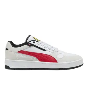 PUMA Mens Scuderia Ferrari Court Classic Street Lace Up Sneakers Shoes Casual - White