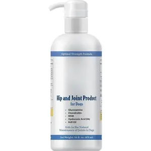 Liquid Hip and Joint Support for Dogs, Extra Strength Formula, 16 fl oz Bottle, Mobility Aid Supplement, Reusable Dispenser, Natural Ingredients for Canine Wellness frontline  flea  treatment flea  treatment  dogs