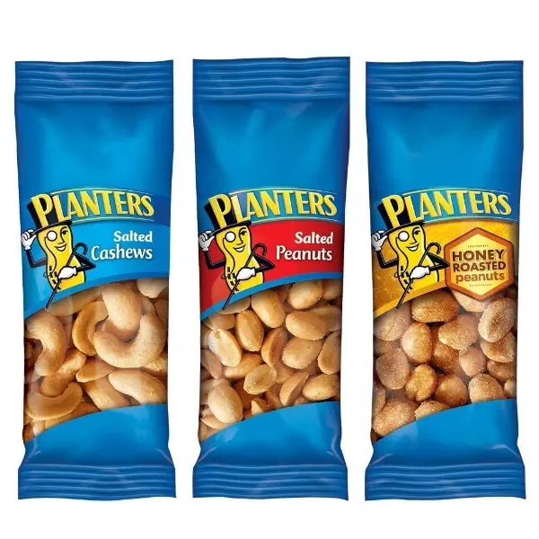 Variety Pack, Salted Cashews, Salted Peanuts & Honey Roasted Peanuts, On-the-Go Nut Snacks, Individually Packed Snacks, Mixed Nuts, Kosher, (36 Count)