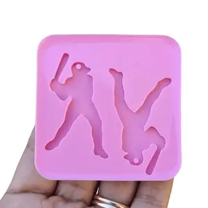Baseball Player Silicone Mold Baseball Earrings Mold