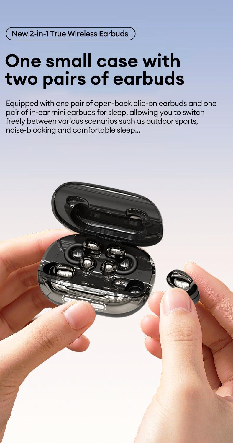 GT699S six earbud set and multifunction case