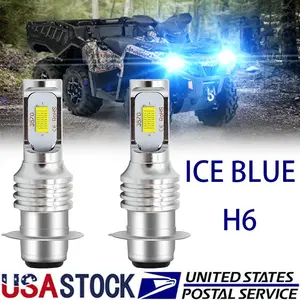 FOR Yamaha Bruin 250 350 2005-2006 H6 Xenon HID Hyper 8000K Headlight Bulbs Light