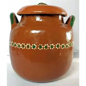 Olla Frijolera De Barro Pot 4 L - Case - 1 Units