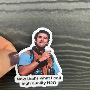 Now That’s What I call High Quality H20, The Waterboy Meme Sticker, Funny Sticker, Laptop Water Bottle Decal