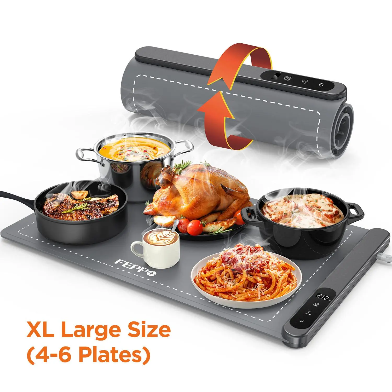 Deep Grey - XL (24"x15")