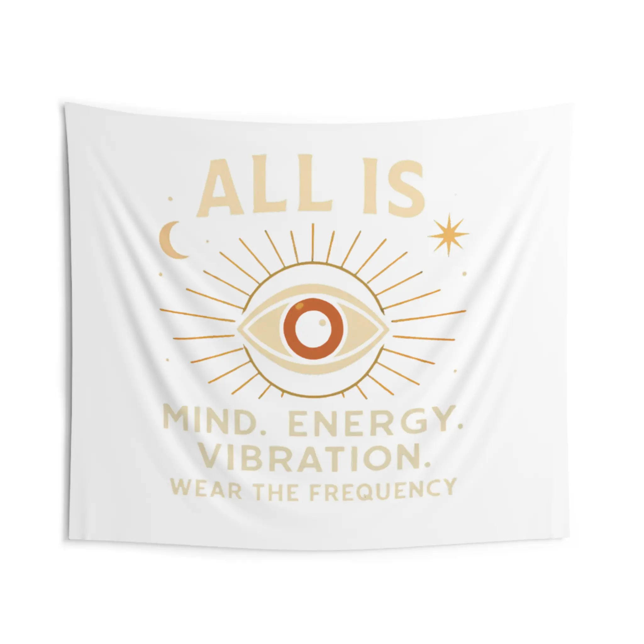 All Is — Spiritual Eye Wall Tapestry | Mind Energy Vibration Home Decor