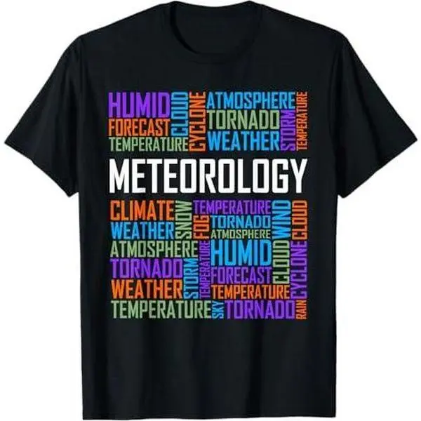 Meteorology Words Gifts Weather Forecast Meteorologist Gift T-Shirt