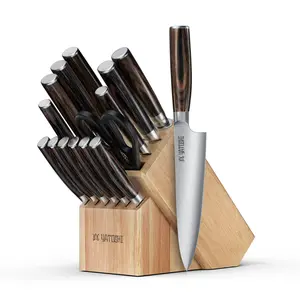 Professional Kitchen Knife Block Set