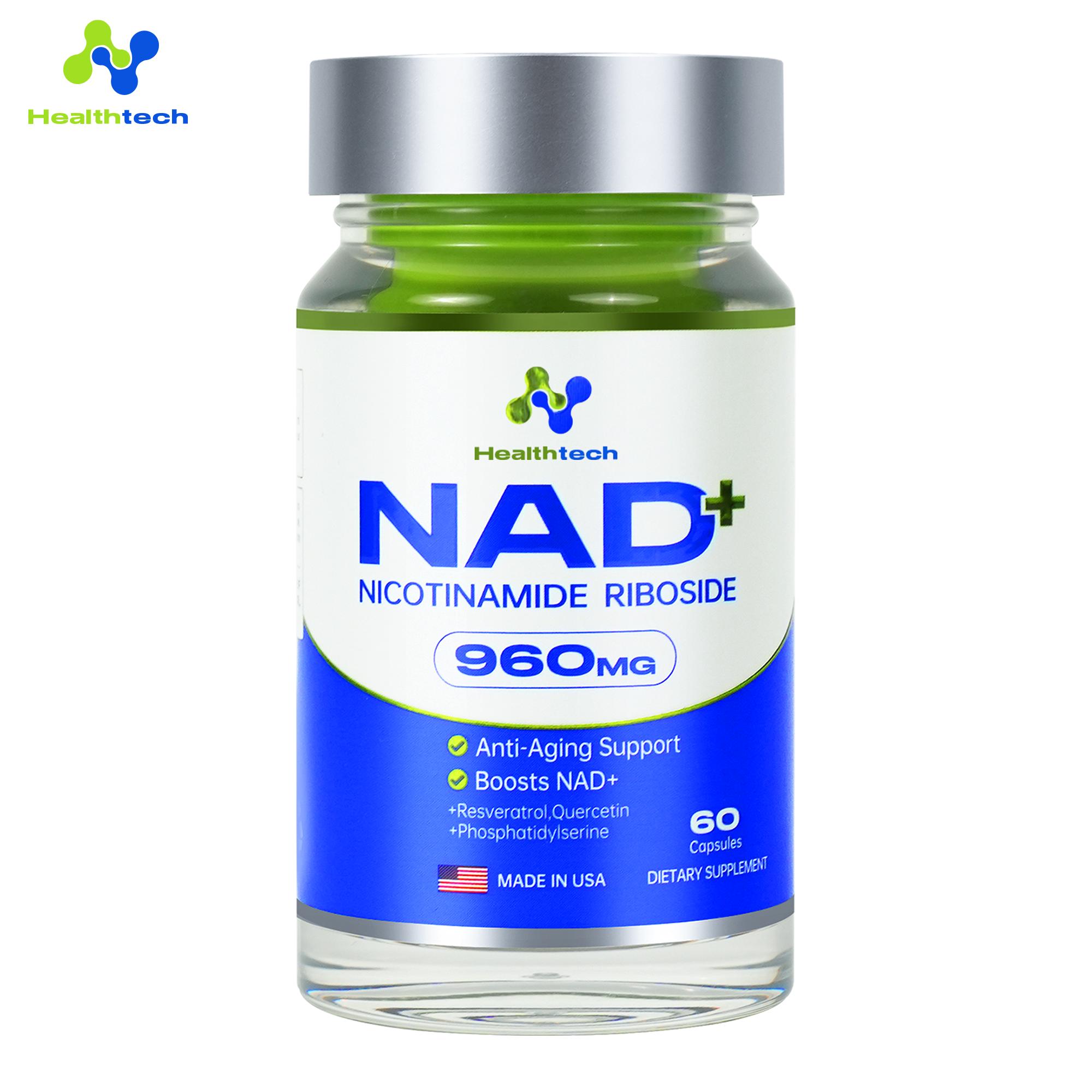 Newlife Healthtech NAD Supplement 960mg for Anti-Aging, Brain Health, Improves Focus, Cellular Energy & Vitality, Nicoti